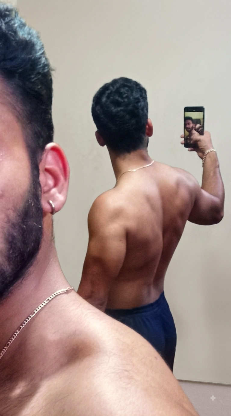 Same client after training and nutrition coaching.
